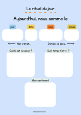 Affiche – Le rituel du jour