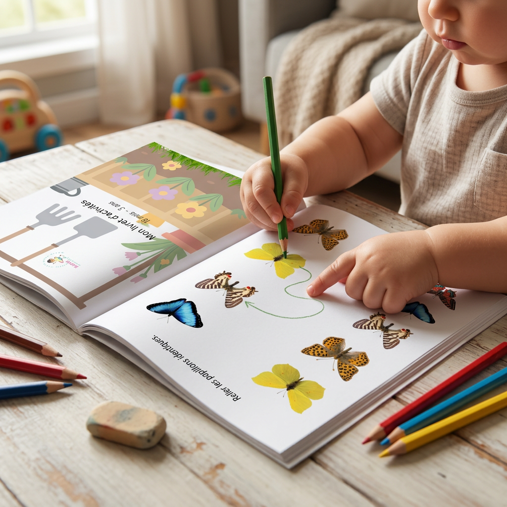 Livret d'activités – Thème Jardin (18 mois – 3 ans)