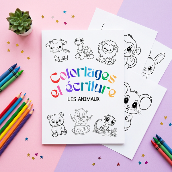 Cahier de coloriage – Les animaux (dès 3 ans)