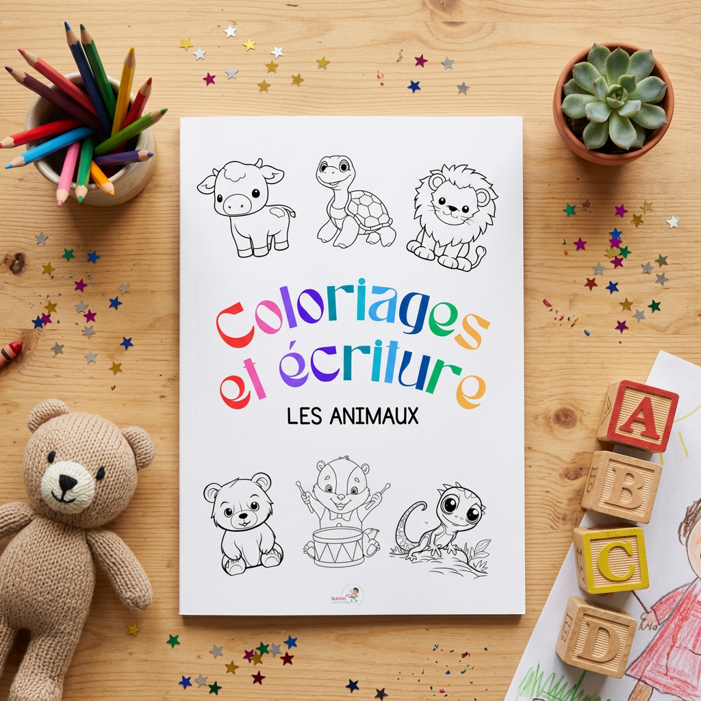 Cahier de coloriage – Les animaux (dès 3 ans)