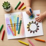 Cahier de coloriage – Mes premières couleurs (–24 mois)