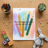 Cahier de coloriage – Mes premières couleurs (–24 mois)