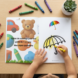 Cahier de coloriage – Les objets du quotidien (–24 mois)