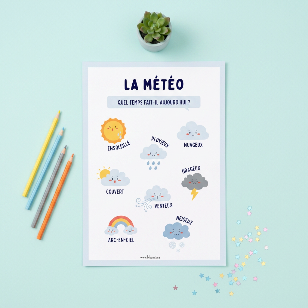 Affiche – La météo