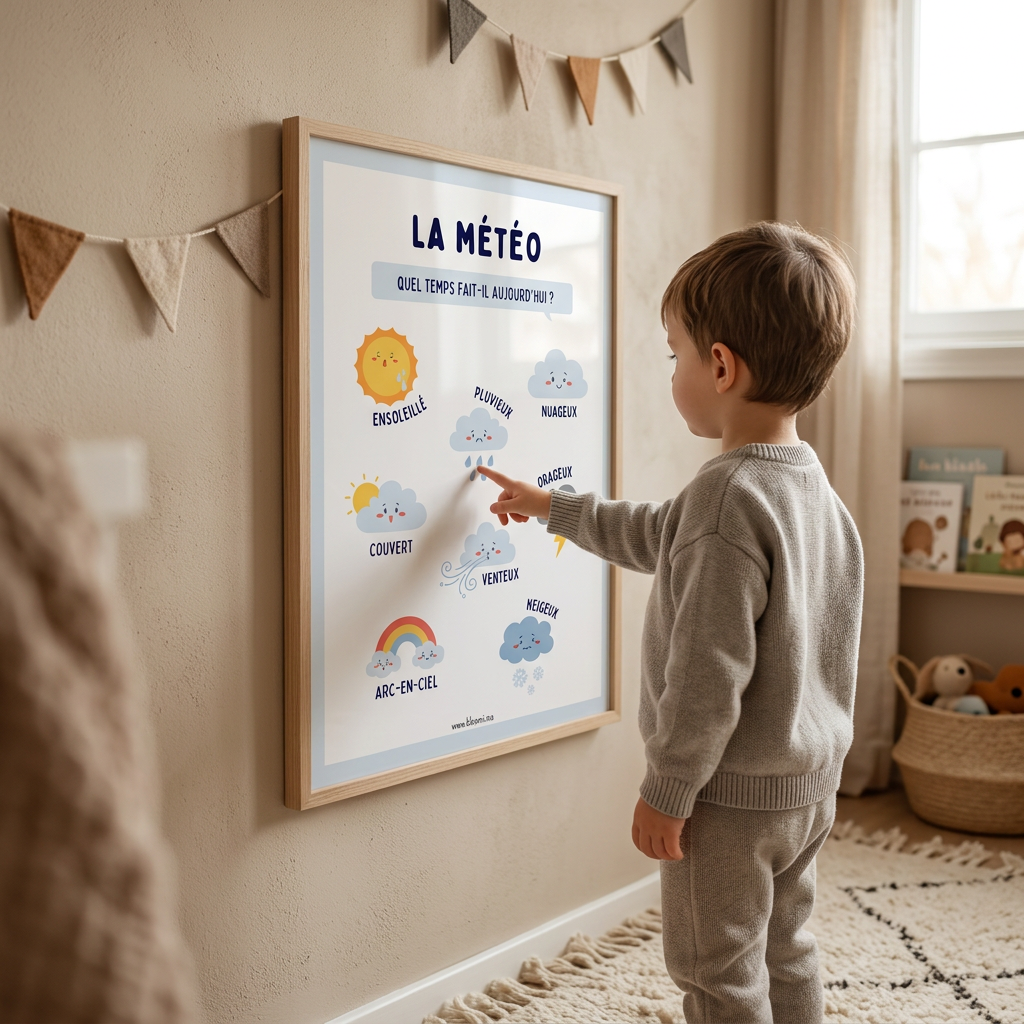 Affiche – La météo