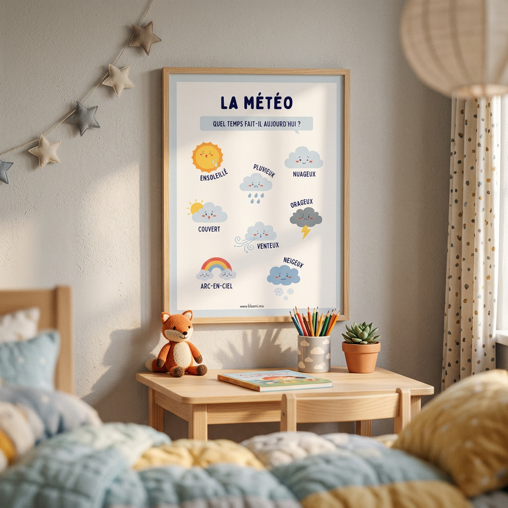 Affiche – La météo