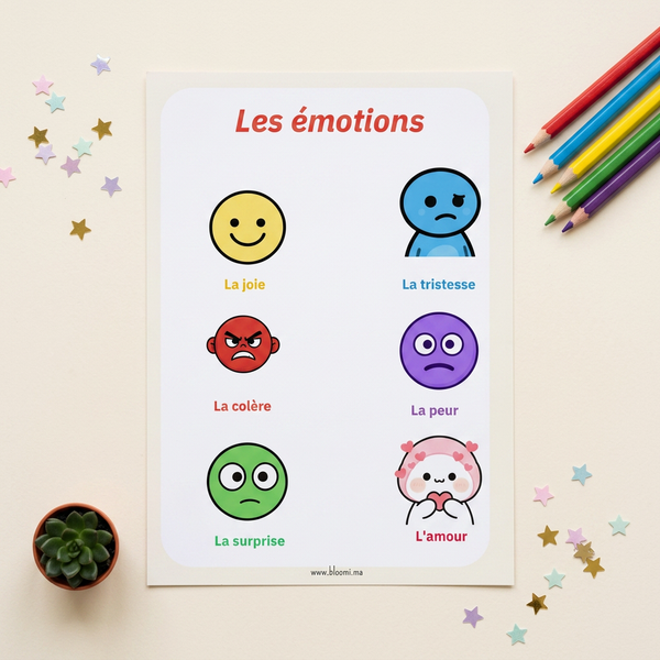 Affiche – Les émotions (dès 18 mois)